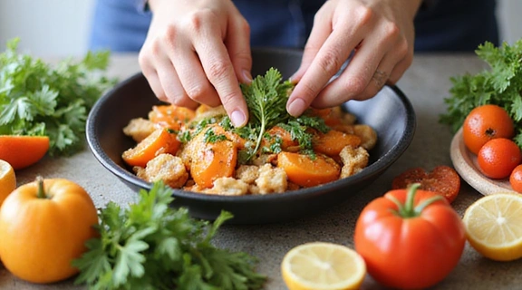 Healthy meal preparation